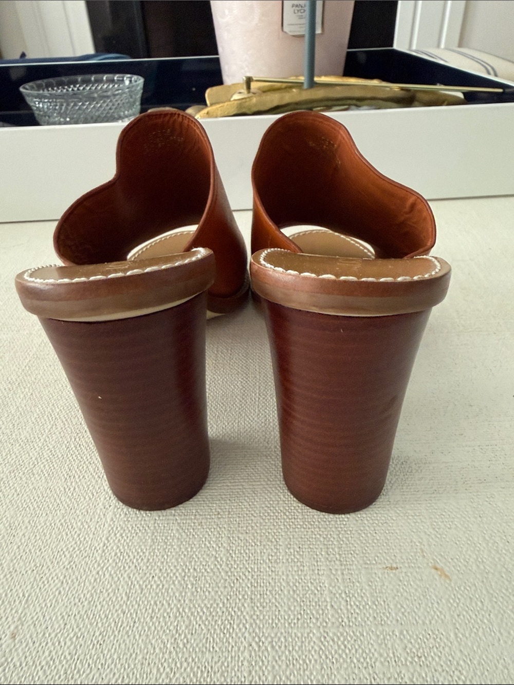 J. Crew Leather Marlow Open-Toe Slide Mule - Picture 4 of 6